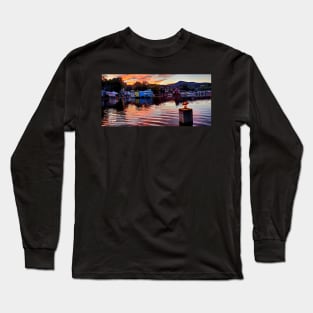 Harbor Sunset Long Sleeve T-Shirt